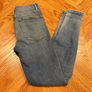FRAME Le High Skinny Jeans Women’s Blue High Rise Premium Denim Size 26